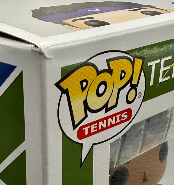 Rafael Nadal Signed Tennis Funko Pop # 07 RAFA Beckett BAS Witnessed Purple Sig - 5