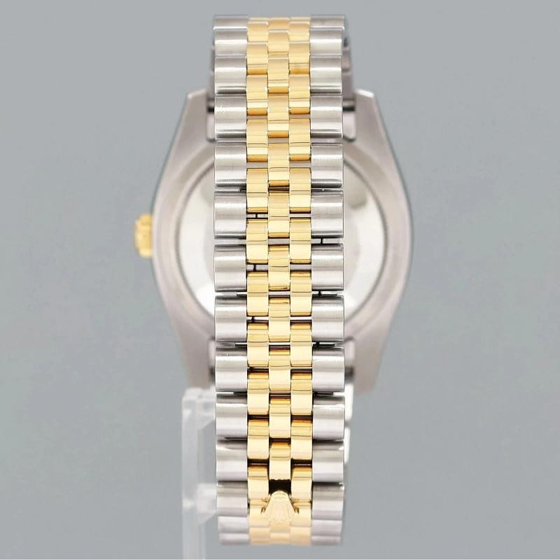2014 MINT Rolex 116233 DateJust Two Tone Yellow Gold Steel Black Jubilee 36mm - 5