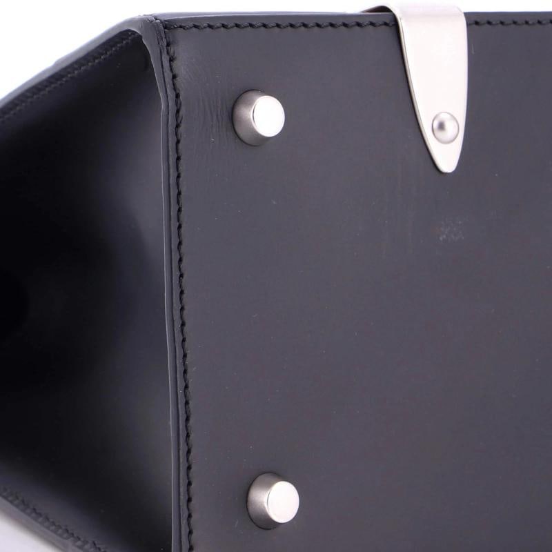 Goyard Saigon Top Handle Bag Coated Canvas with Leather PM - 6