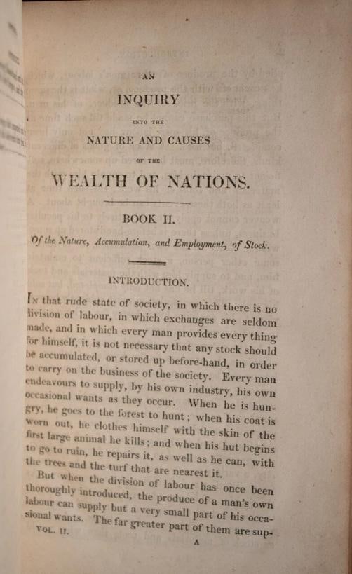 1811 Adam Smith / Inquiry Into The Nature And Causes Of The Wealth Of Nations - 12