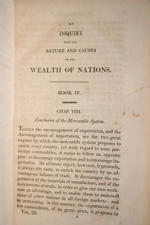 1811 Adam Smith / Inquiry Into The Nature And Causes Of The Wealth Of Nations - 15