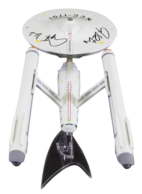 William Shatner Star Trek "Captain Kirk" Signed USS Enterprise NCC-1701 BAS Wit - 7