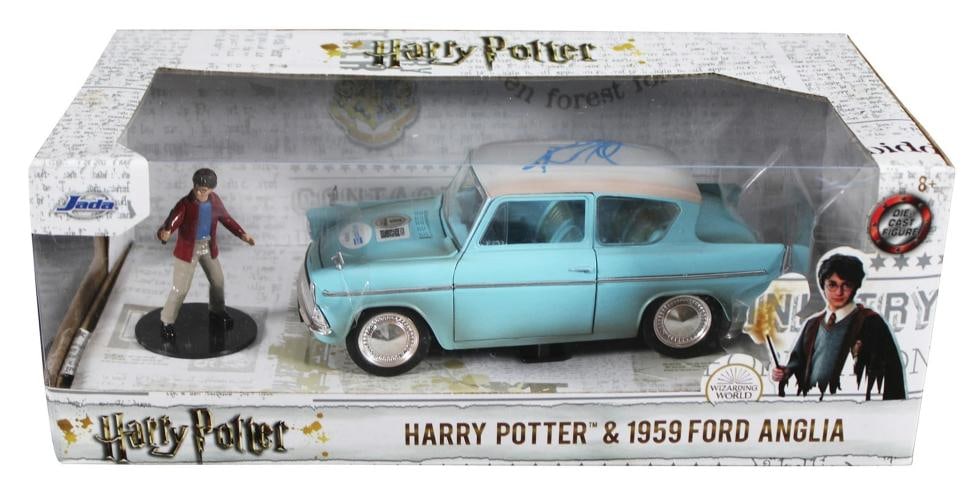 Daniel Radcliffe Harry Potter Signed Jada 1959 Ford Anglia Die Cast Car BAS - 10