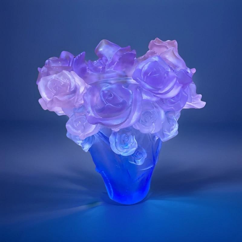 Nancy Daum Style Blue OmbrÃƒÂ© Vase H7Ã¢â‚¬Â? Hea - 2