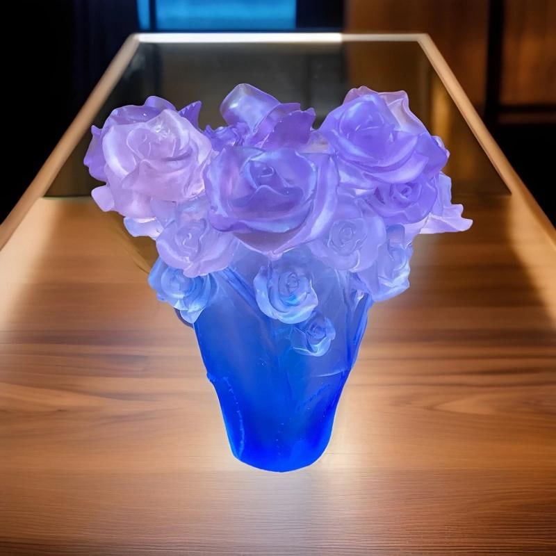 Nancy Daum Style Blue OmbrÃƒÂ© Vase H7Ã¢â‚¬Â? Hea - 3