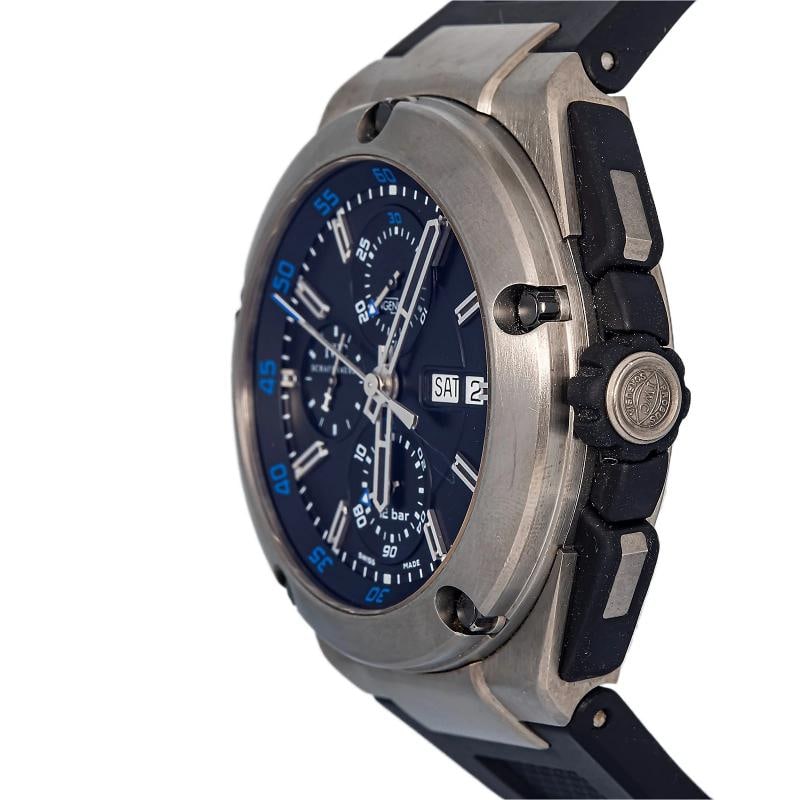 IWC Ingenieur Double Chrono IW376501 Titanium Black Dial Auto Watch 45mm - 3
