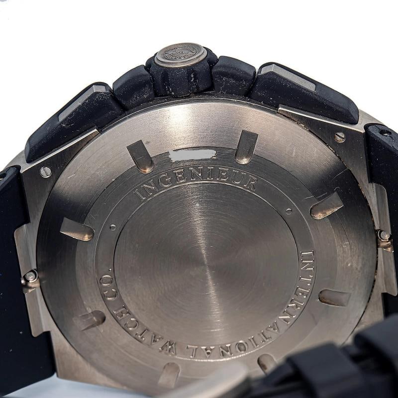IWC Ingenieur Double Chrono IW376501 Titanium Black Dial Auto Watch 45mm - 6