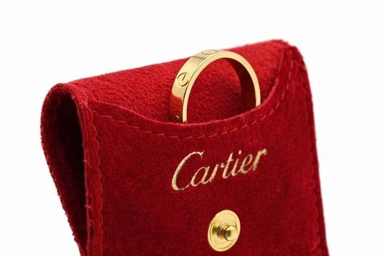 CARTIER Love Ring 18k Yellow Gold 3.6MM Size 8.5 / 59 - 2
