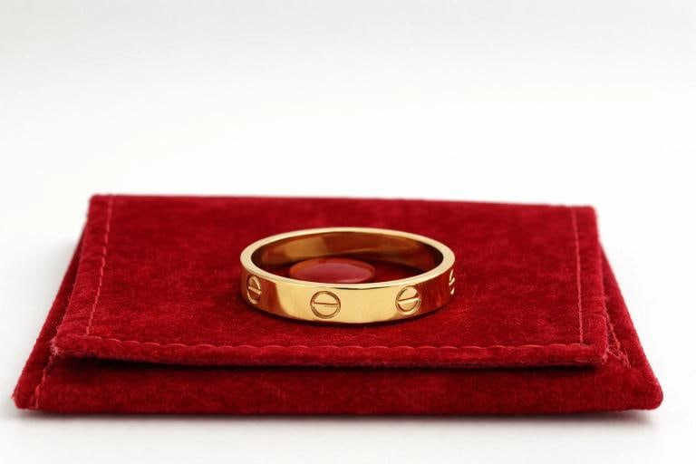 CARTIER Love Ring 18k Yellow Gold 3.6MM Size 8.5 / 59 - 4