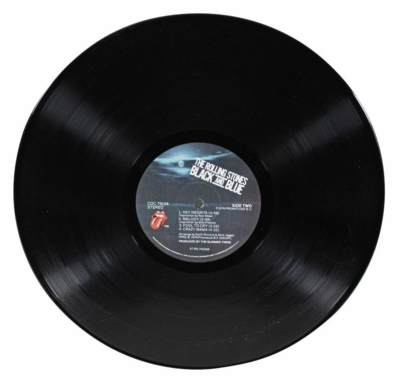 Rolling Stones (4) Jagger, Richards, Wood +1 Signed Album Cover BAS #AB07769 - 8
