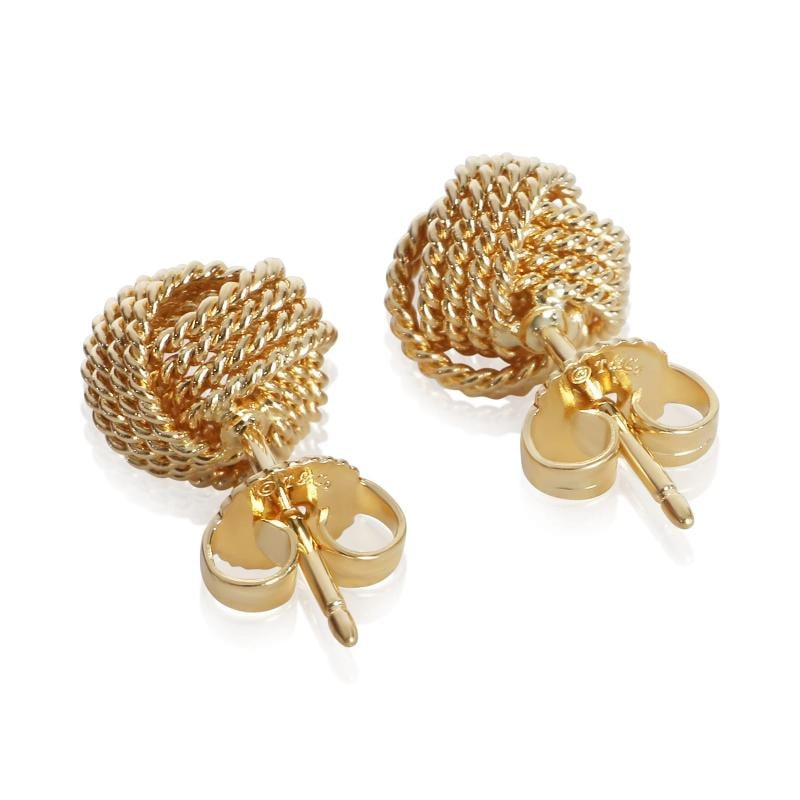 Tiffany & Co. Yellow Gold Knot Earrings - 4