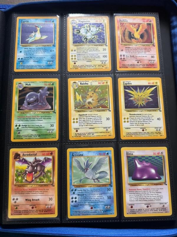 Pokemon Fossil 100% Complete Master Set 62/62 WOTC Vintage 1999 Holo Rare - 2