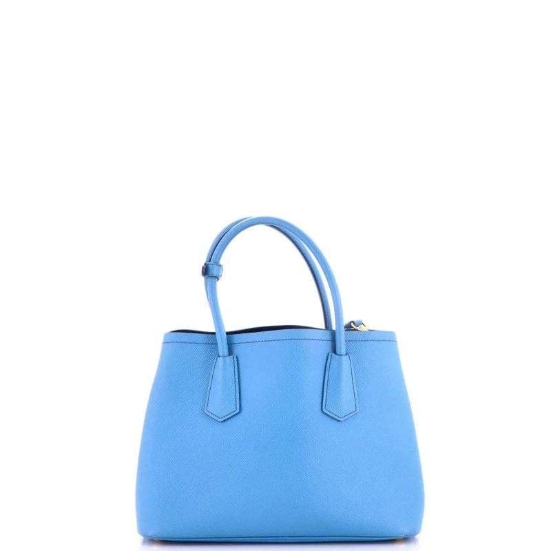 Prada Cuir Double Tote Saffiano Leather Small - 3