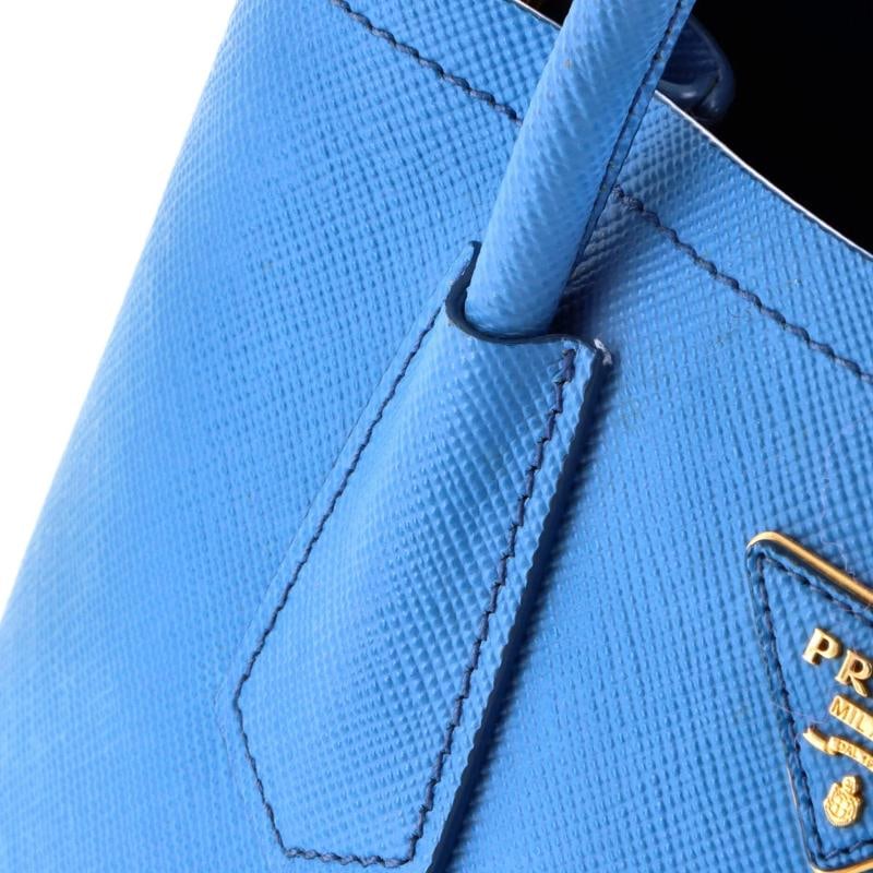 Prada Cuir Double Tote Saffiano Leather Small - 6