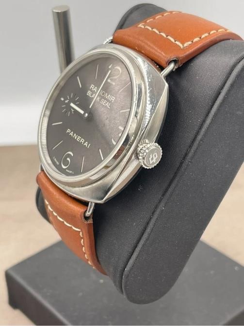 Panerai Radiomir Black Seal PAM00183 45mm Manual Wind Black Dial Men's Watch - 4