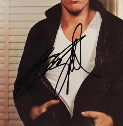 BRUCE SPRINGSTEEN Signed Vinyl Record JSA DARKNESS ON THE EDGE OF TOWN - 2