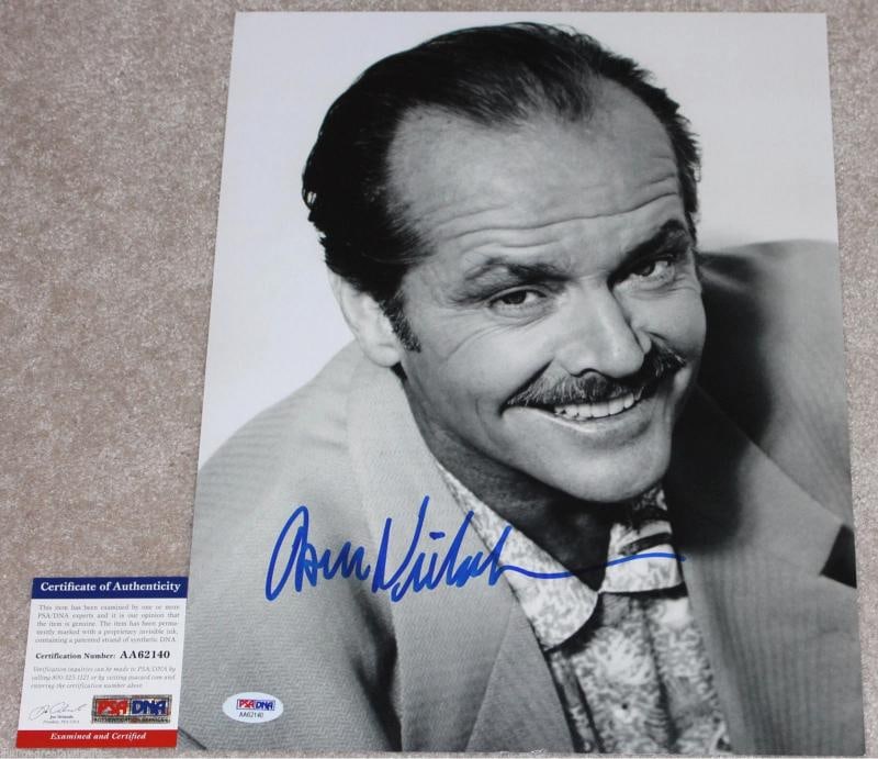 JACK NICHOLSON SIGNED AUTHENTIC 11X14 PHOTO PSA/DNA w/COA CLASSIC ACTOR: Object Type: Photograph,Original/Reproduction: Original,Industry: Movies,Country of Origin: United States