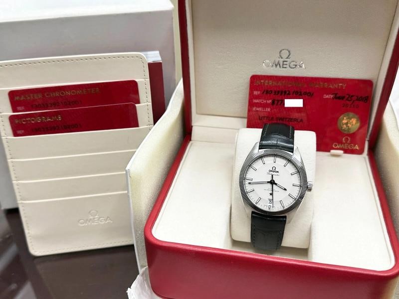 Omega Constellation Globemaster 130.33.39.21.02.001 Stainless Steel Box Paper - 5