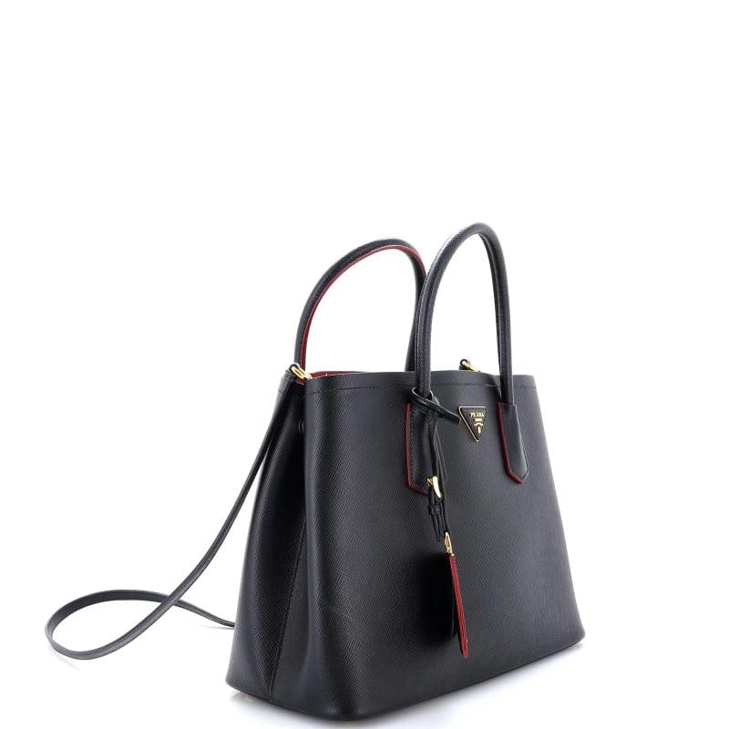 Prada Cuir Double Tote Saffiano Leather Medium - 2