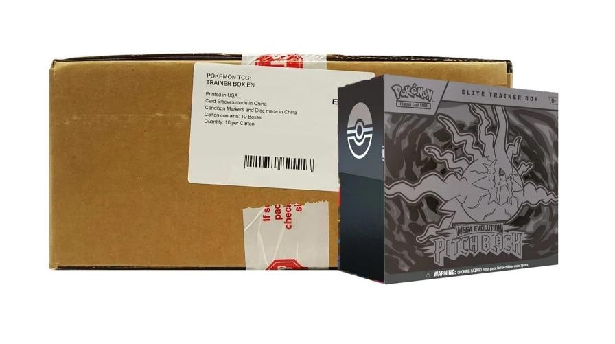 SEALED CASE! 10x Elite Trainer Box Pitch Black ME05 Pokemon TCG: Condition: New/Factory Sealed: A brand-new, unused, unopened, undamaged item (including handmade items).. ,Game: Pokemon TCG,Set: ME05,Manufacturer: The Pokemon Company,Language: English,Year