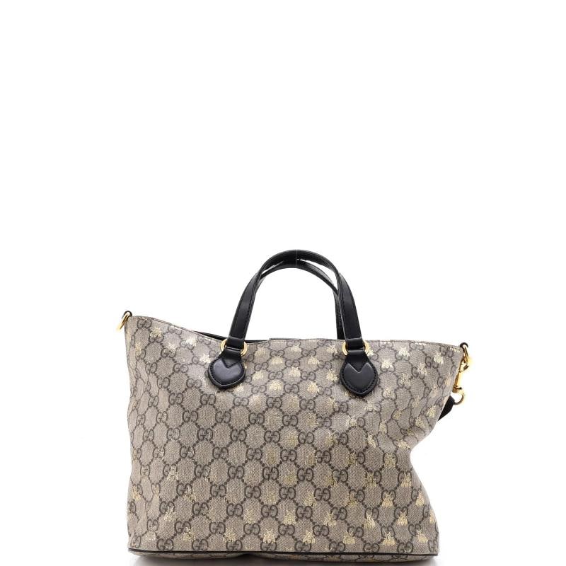 Gucci Convertible Soft Tote Printed GG Coated Canvas Small - 3