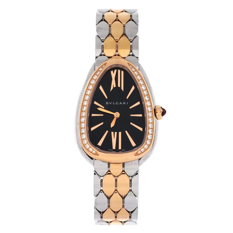 Bvlgari Serpenti Seduttori Quartz Watch Stainless Steel and Yellow Gold: Condition: Pre-owned - Good,Brand: Bvlgari,Department: Women,Type: Watch,Style: W, A, T, C, H,Movement: Quartz,Band Color: Gold,Band Material: Stainless Steel With 18K Yellow Gold.,Case Material: Stai