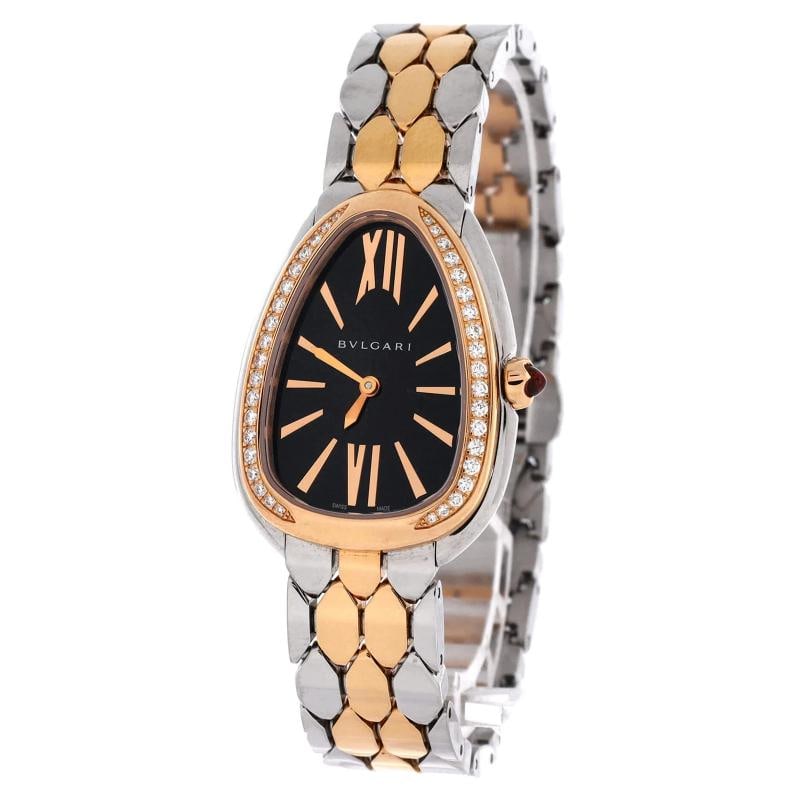 Bvlgari Serpenti Seduttori Quartz Watch Stainless Steel and Yellow Gold - 3