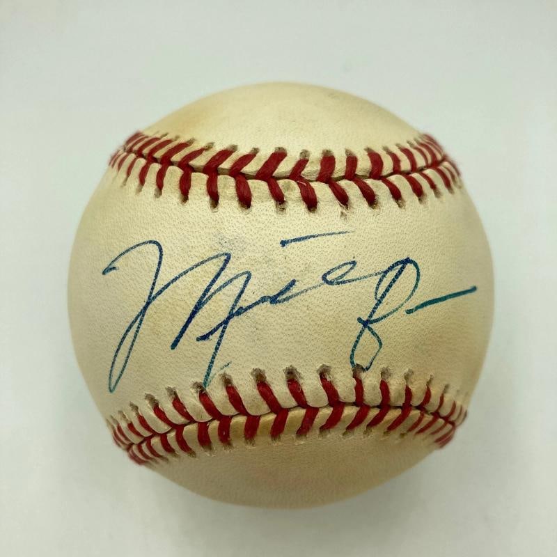 Michael Jordan Single Signed American League Baseball JSA COA (1 of 5)