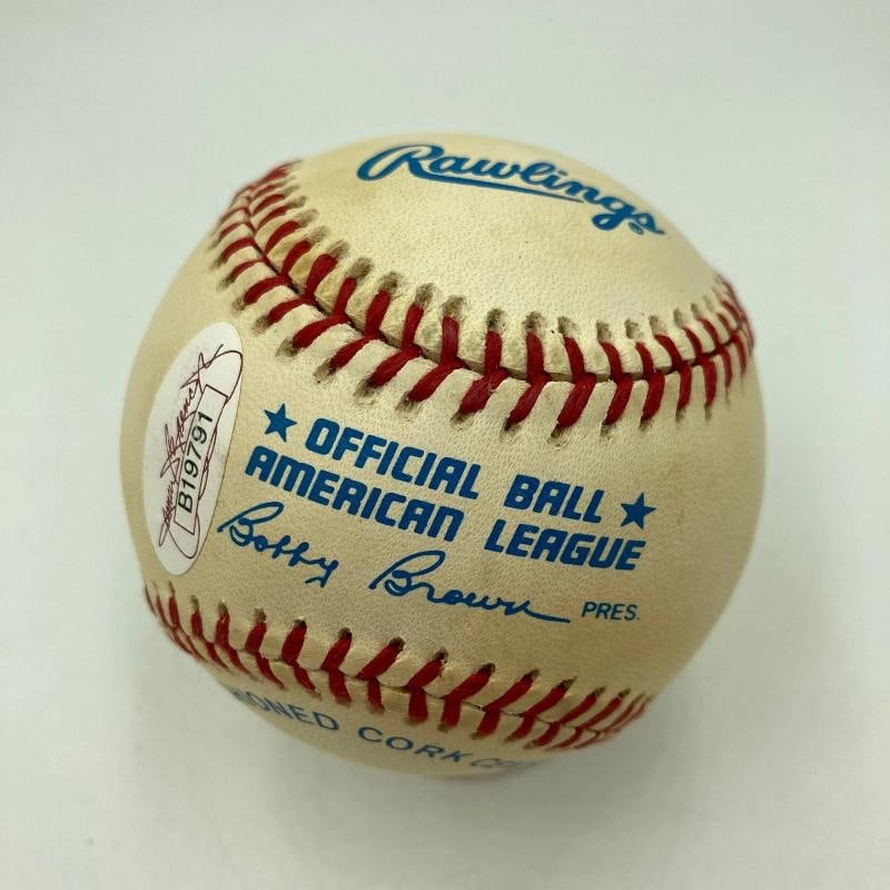 Michael Jordan Single Signed American League Baseball JSA COA - 2