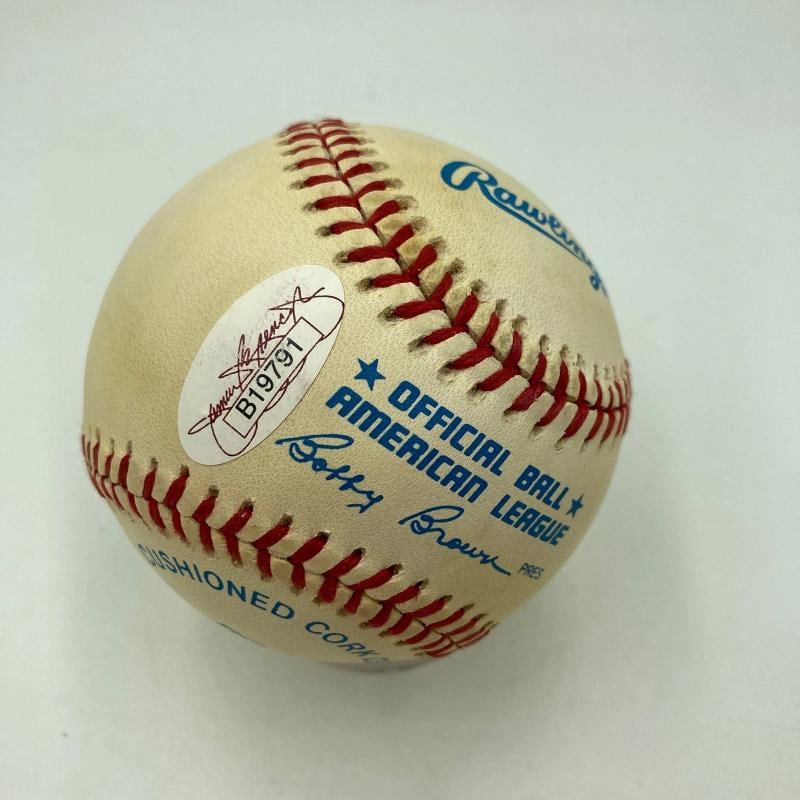 Michael Jordan Single Signed American League Baseball JSA COA - 3