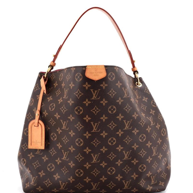 Louis Vuitton Graceful Handbag Monogram Canvas MM: Condition: Pre-owned - Good,Brand: Louis Vuitton,Exterior Material: Canvas Coated,Style: Hobos,Exterior Color: Brown,Department: Women,Size: Mm,Accessories: Dust Bag, Luggage Tag