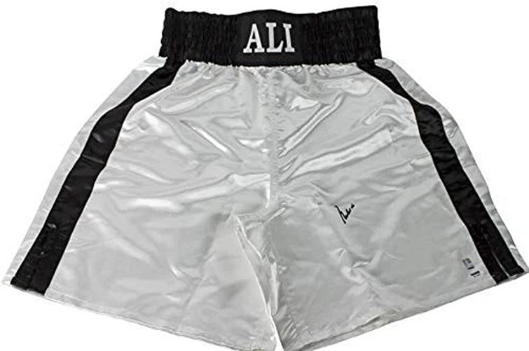 Muhammad Ali Authentic Signed Ali Boxing Trunks Ali Hologram & PSA ITP #3A74682 - 4