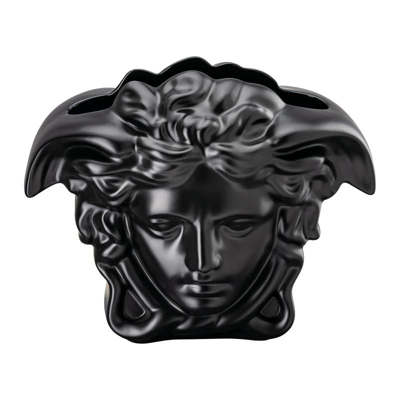 Versace Rosenthal Medusa Grande Vase 30 cm(11.81") Black-: Condition: New: A brand-new, unused, unopened, undamaged item in its original packaging (where packaging is applicable).. ,Brand: Versace,Origin: Rosenthal,Type: Art Vase,Color: Black,Material: