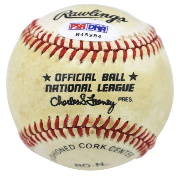 Yankees Mickey Mantle & Roger Maris "No. 7" Signed Onl Baseball PSA/DNA #H45984 - 2