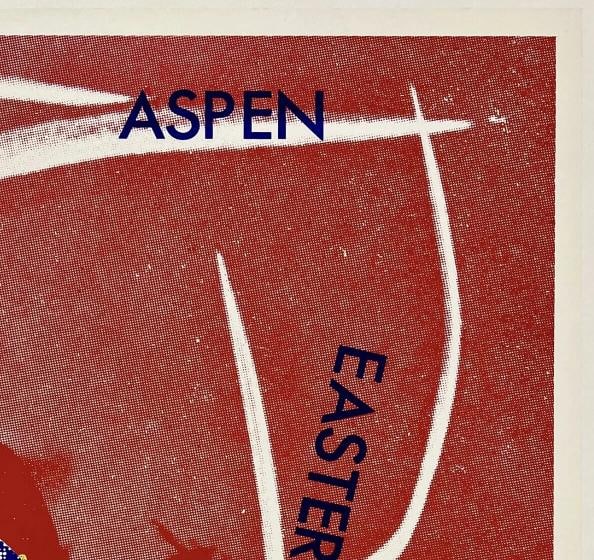 Original Vintage Poster JAMES ROSENQUIST ASPEN EASTER JAZZ '67 Travel Tourism OL - 3