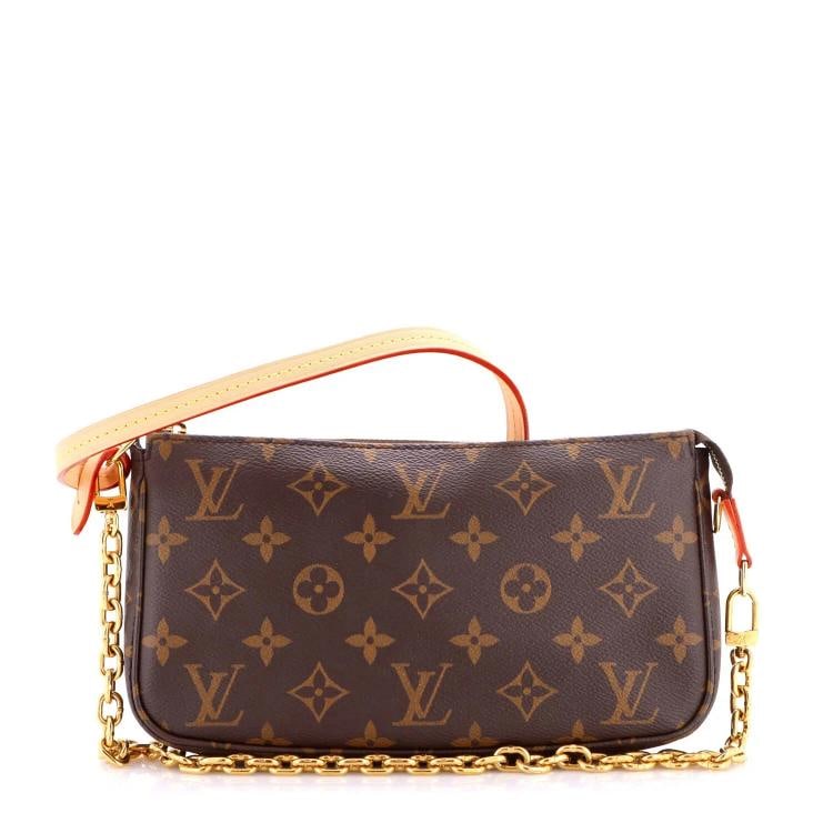 Louis Vuitton Chain Pochette Accessoires NM Monogram Canvas: Condition: Pre-owned - Good,Brand: Louis Vuitton,Exterior Material: Canvas Coated,Style: Shoulder Bags,Exterior Color: Brown,Department: Women,Size: Unknown,Accessories: Extra Strap, With Strap