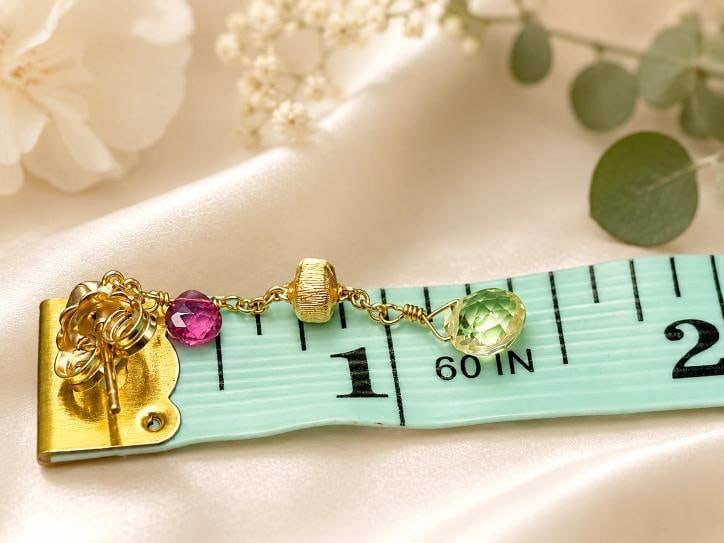 Marco Bicego Paradise Multi-Gemstone Single Strand Earrings 18k Yellow Gold - 7