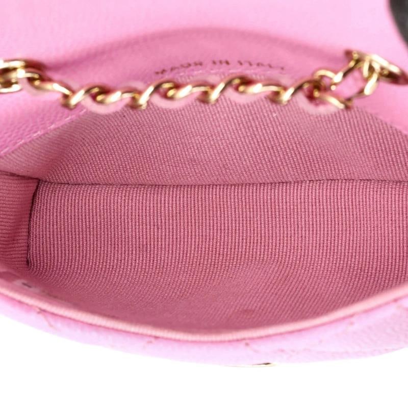 Chanel Classic Flap Chain Belt Bag Quilted Caviar Mini - 5