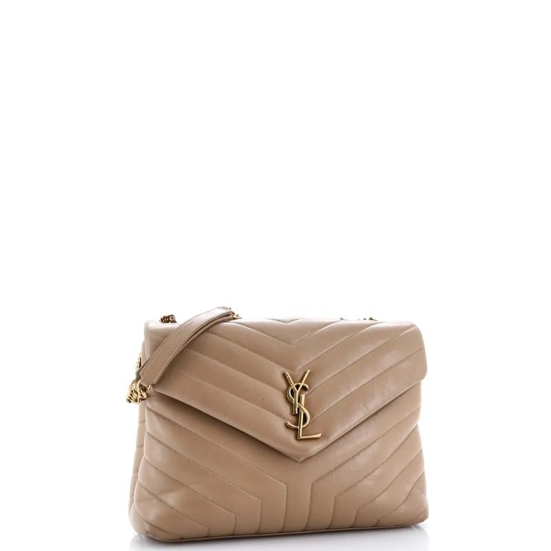 Saint Laurent Loulou Shoulder Bag Matelasse Chevron Leather Medium - 2
