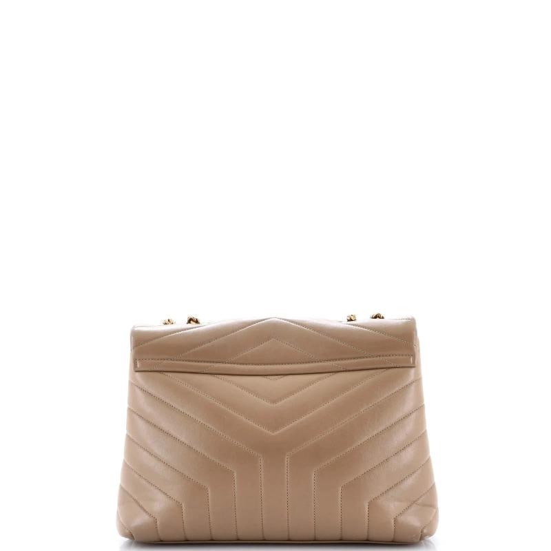 Saint Laurent Loulou Shoulder Bag Matelasse Chevron Leather Medium - 3