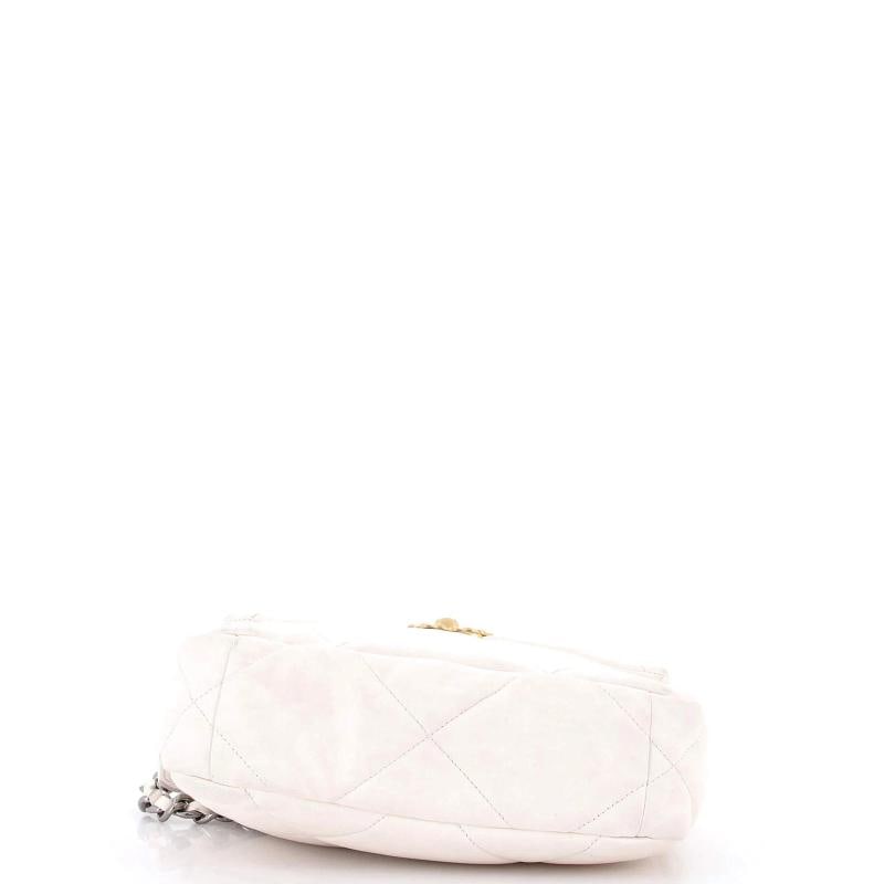 Chanel 19 Flap Bag Quilted Leather Medium - 4