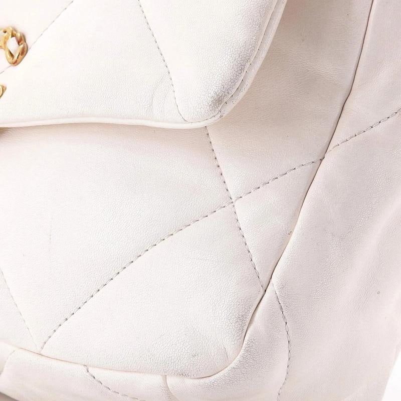 Chanel 19 Flap Bag Quilted Leather Medium - 6