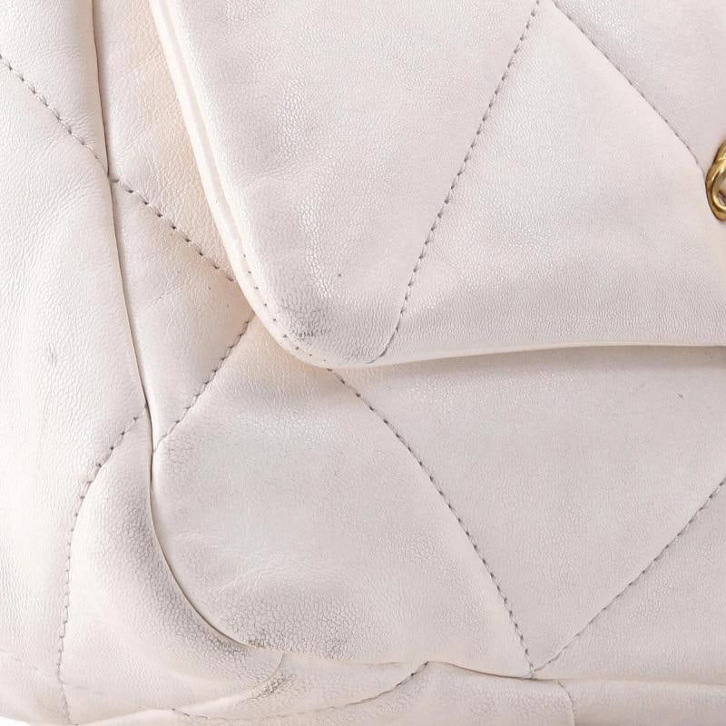 Chanel 19 Flap Bag Quilted Leather Medium - 7