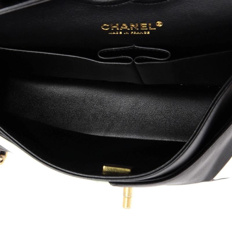Chanel Classic Double Flap Bag Geometric Patchwork Lambskin Medium - 5