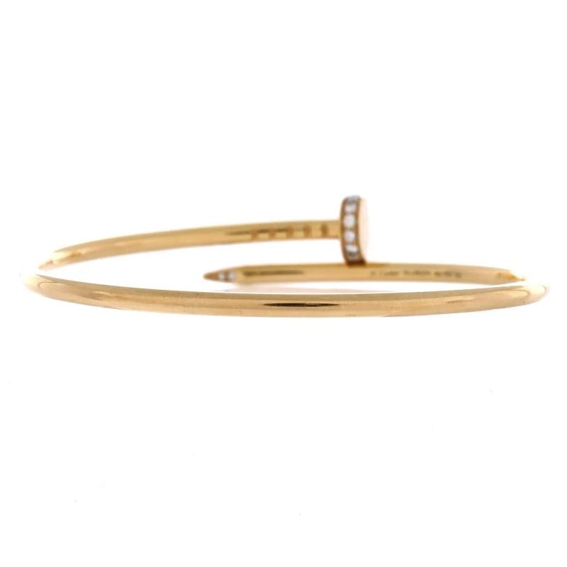 Cartier Juste un Clou Bracelet 18K Yellow Gold with Diamonds Small - 3