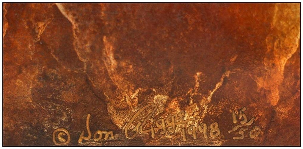 Donald Riggs Original Bronze Sculpture Tranquility Female Figurative Signed Art - 5