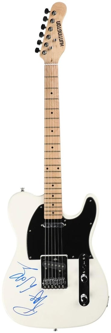 Roger Waters Signed Huntington Electric Guitar Beckett LOA: Industry: Music,Signed: Yes,Autograph Authentication: Beckett,Object Type: Guitar & Guitar Pick,Original/Reproduction: Original,Country of Origin: United States