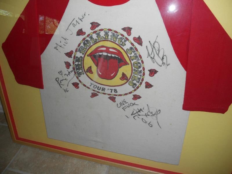 The Rolling Stones: Mick Jagger: Keith Richards, Charlie Watts & Ronnie Wood Signed Vintgae Tour ... - 2