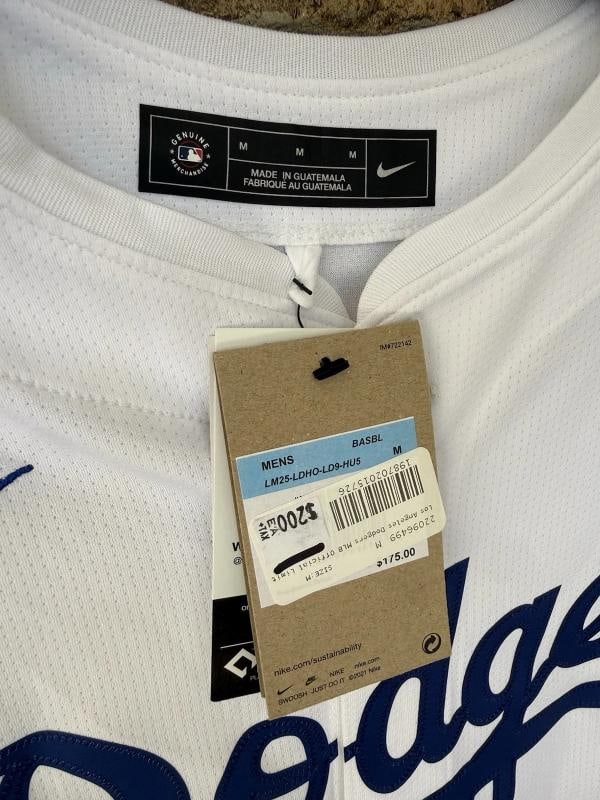 YOSHINOBU YAMAMOTO Autographed Signed Dodgers White Nike Baseball Jersey PSA/DNA - 5