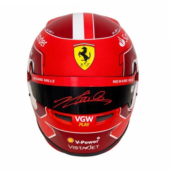 Charles Leclerc Signed Full Size Formula 1 Ferrari Helmet with Beckett COA: Sport: Racing-Formula 1,Player: Charles Leclerc,Signed: Yes,Original/Reprint: Original,Autograph Authentication: Beckett Authentication Services (BAS),Product: Helmet,Country of Origin: United States